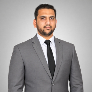 Professional portrait placeholder for managing partner